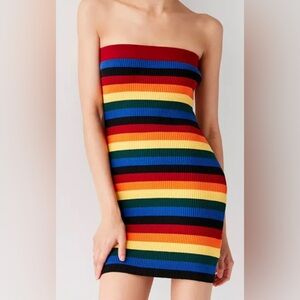 Urban Outfitters Multicolor Striped Dress